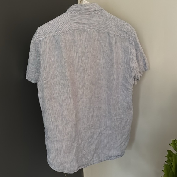 J. Crew short-sleeve linen shirt - Picture 3 of 5